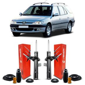 Par Amortecedor + Kit Dianteiro Peugeot 306 Sw 94-02