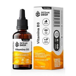 Vitamina D3 2000Ui 100% Vegano 30Ml Ocean Drop