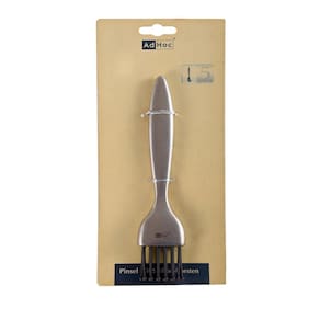 Pincel Inox Culinário Com Cerdas Em Silicone Cozinha Adhoc