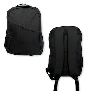 Mochila Notebook Resistente All Black 3 Compartimentos 18L
