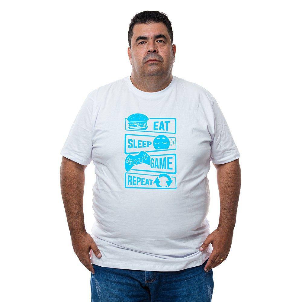 Camiseta Masculina Plus Size Algodao Numeraçao Especial Grande Manga Curta Com Abridor De Garrafa
