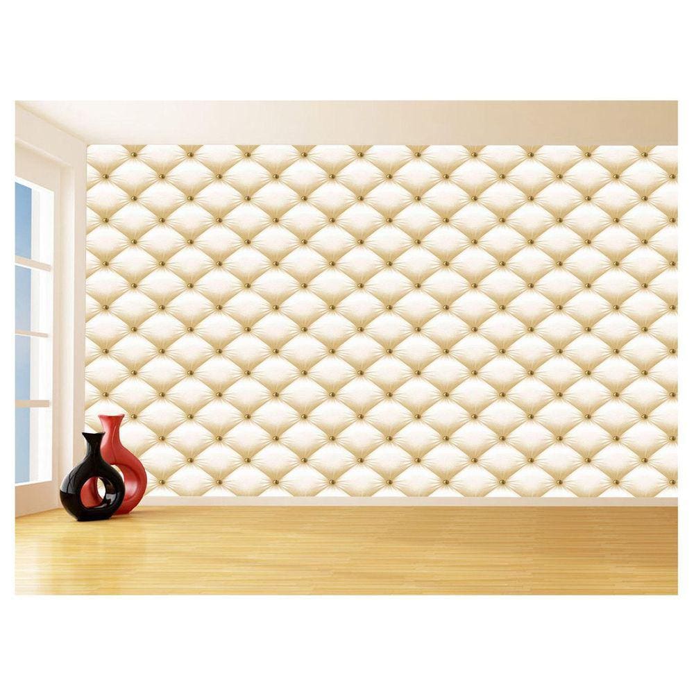 Papel De Parede 3D Estilo Tecido Capitonê Cores 3,5M Tcp99