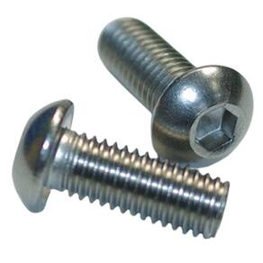 Parafuso Allen C. Abaulada M6 X 25 Iso 7380 Zinco - 50Pçs