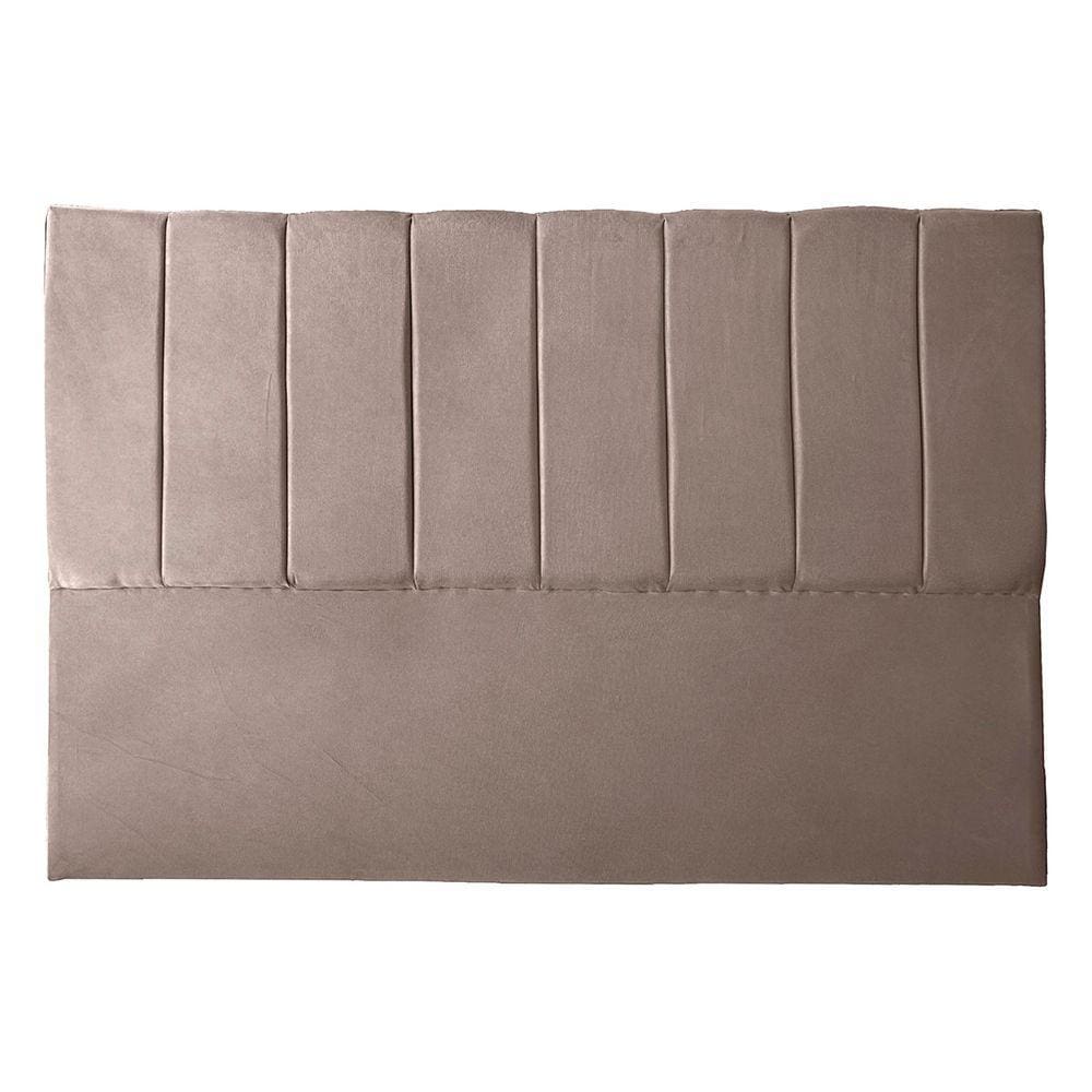 Cabeceira Casal King Estofada para Cama Box Dália Suede capuccino
