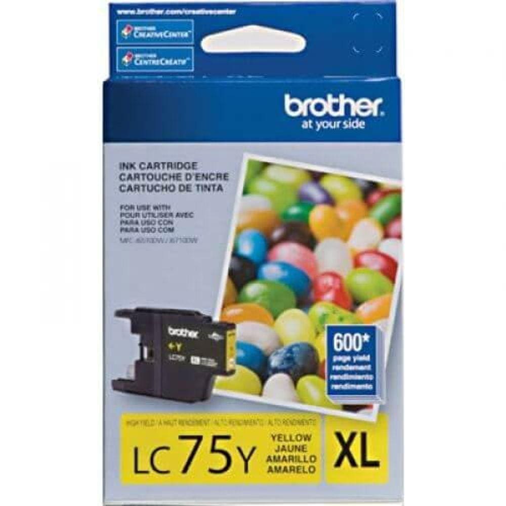 Cartucho Tinta Brother LC-75Y Amarelo