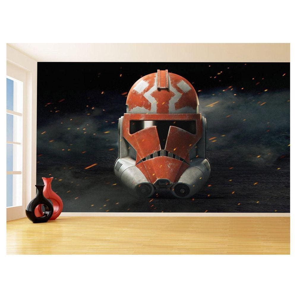 Papel De Parede 3D Star Wars Guerra Nas Estrelas 3,5M Stw18