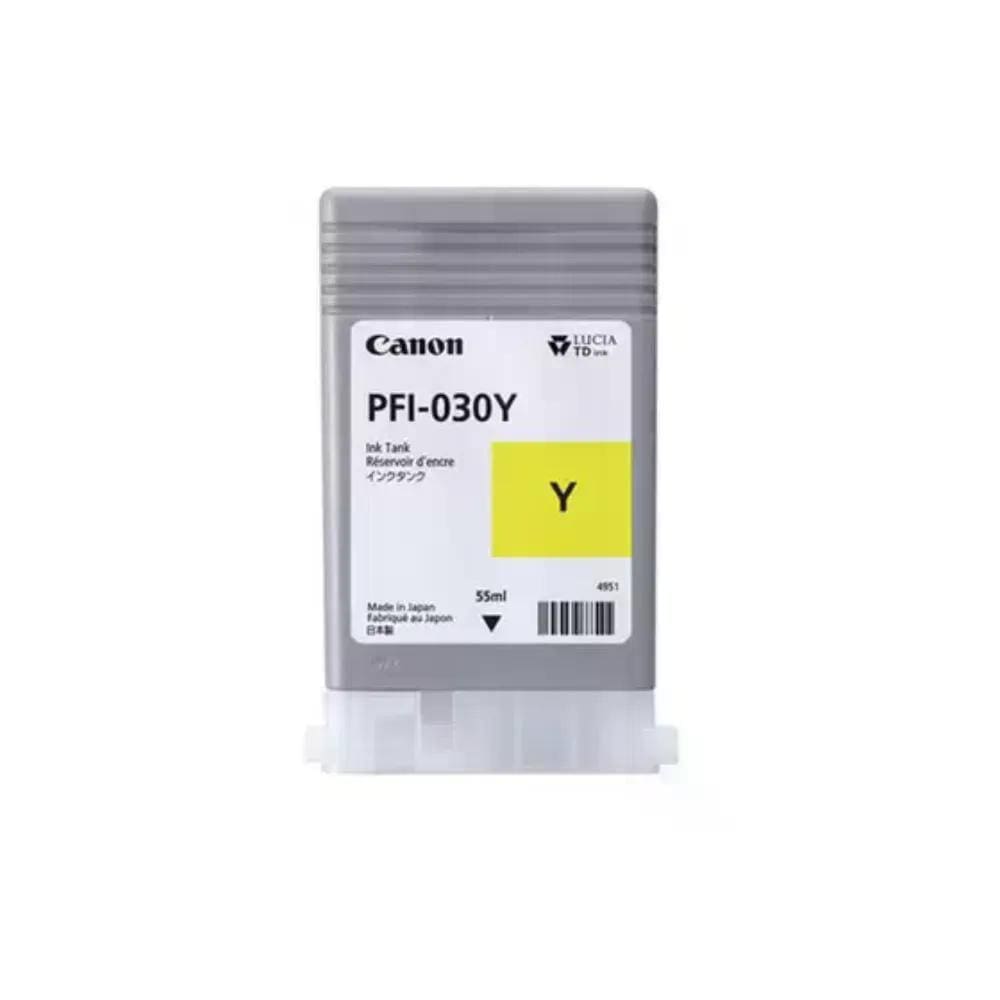 Cartucho Plotter Canon PFI 030 Y Amarelo