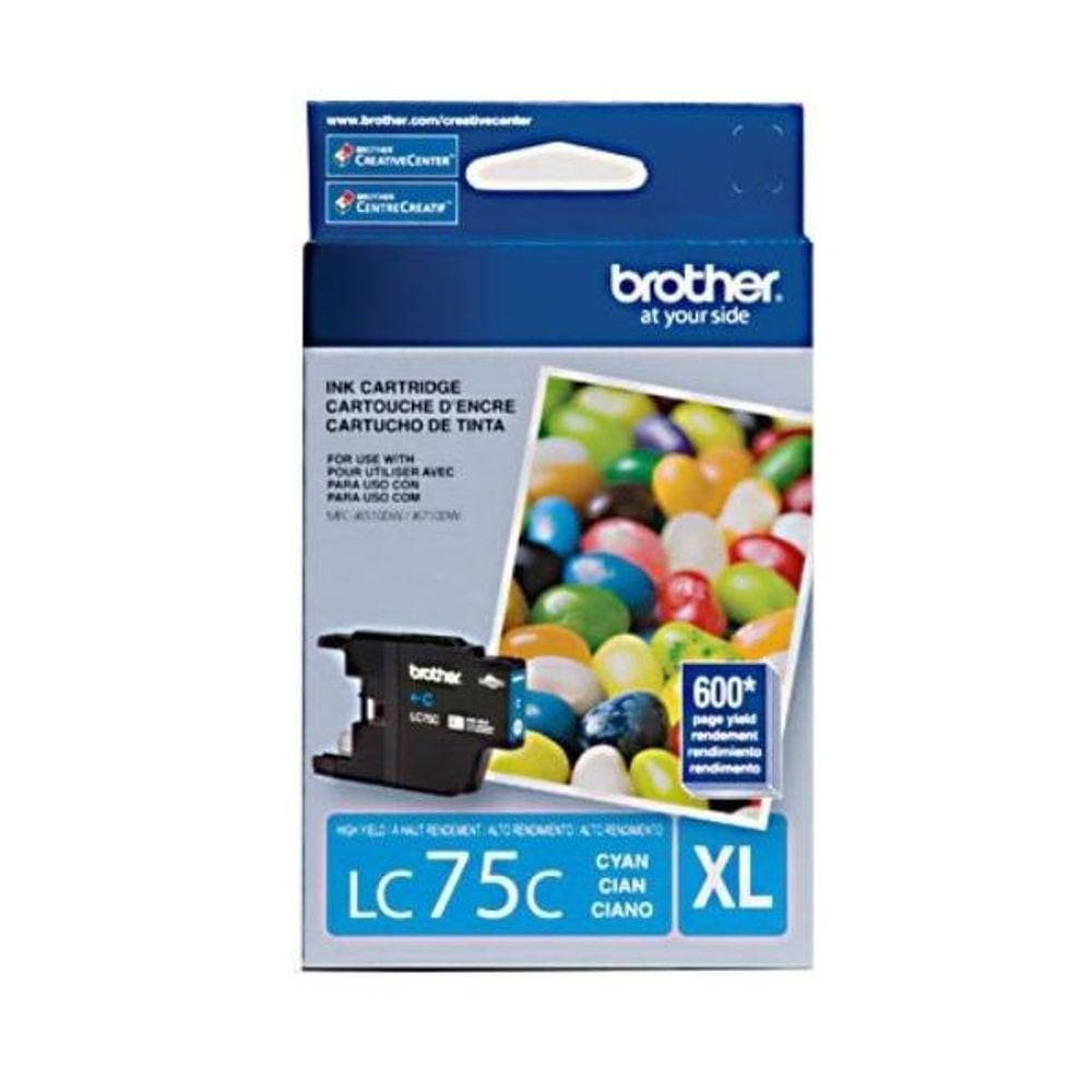 Cartucho Tinta Brother LC-75C Ciano