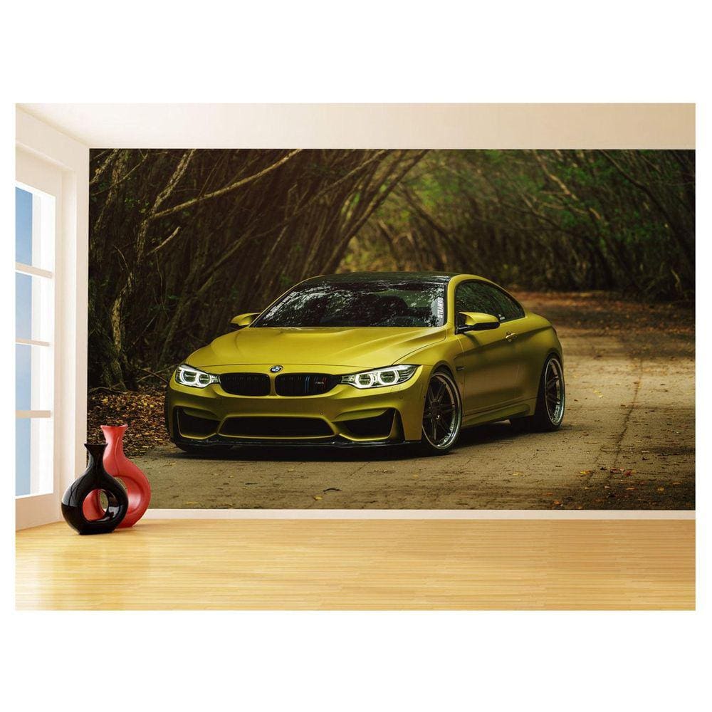 Papel De Parede 3D Carro Bmw M3 M2 Serie Sport 3,5M Car27