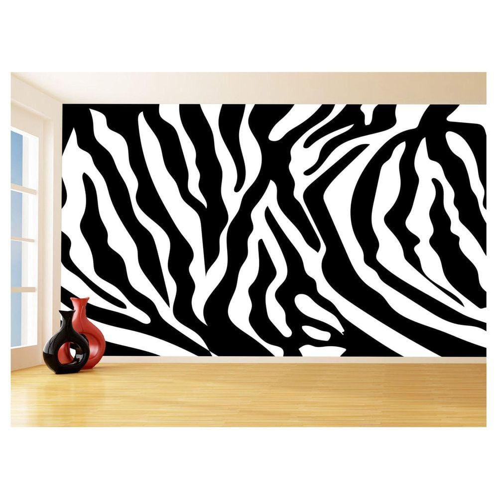 Papel De Parede 3D Textura Estampa Animal Zebra 3,5M Txt211