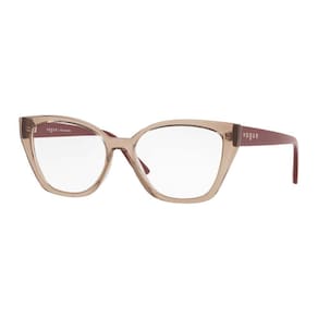 Armação Vogue VO5510L 2940 55 Marrom Feminino Retangular