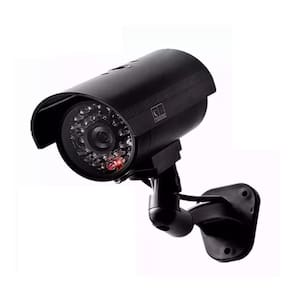 Câmera Falsa LED Infravermelho Placa CCTV