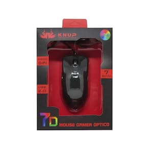 Mouse Gamer Usb Ultrafast Led Knup 4800Dpi Kp-Mu008