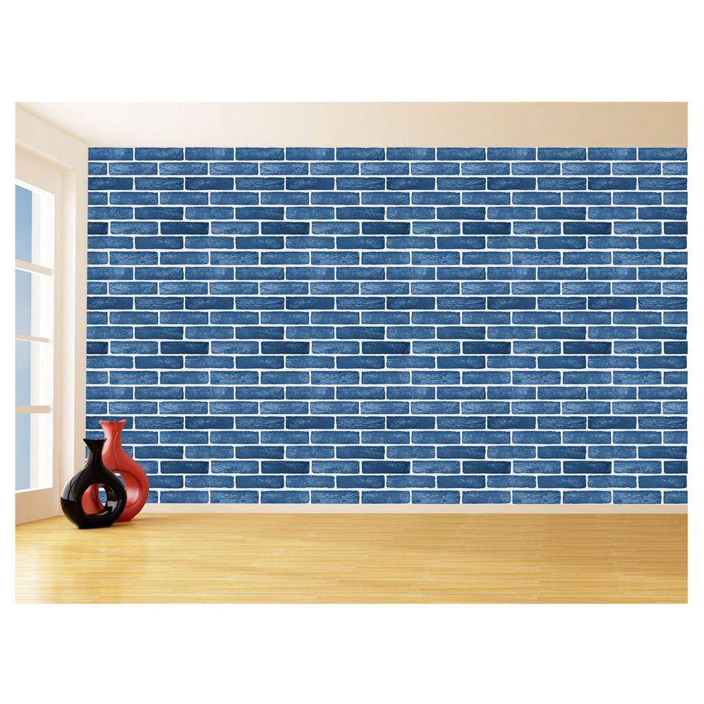 Papel De Parede 3D Tijolo Sala Tijolinho Vista 3,5M Xbr48