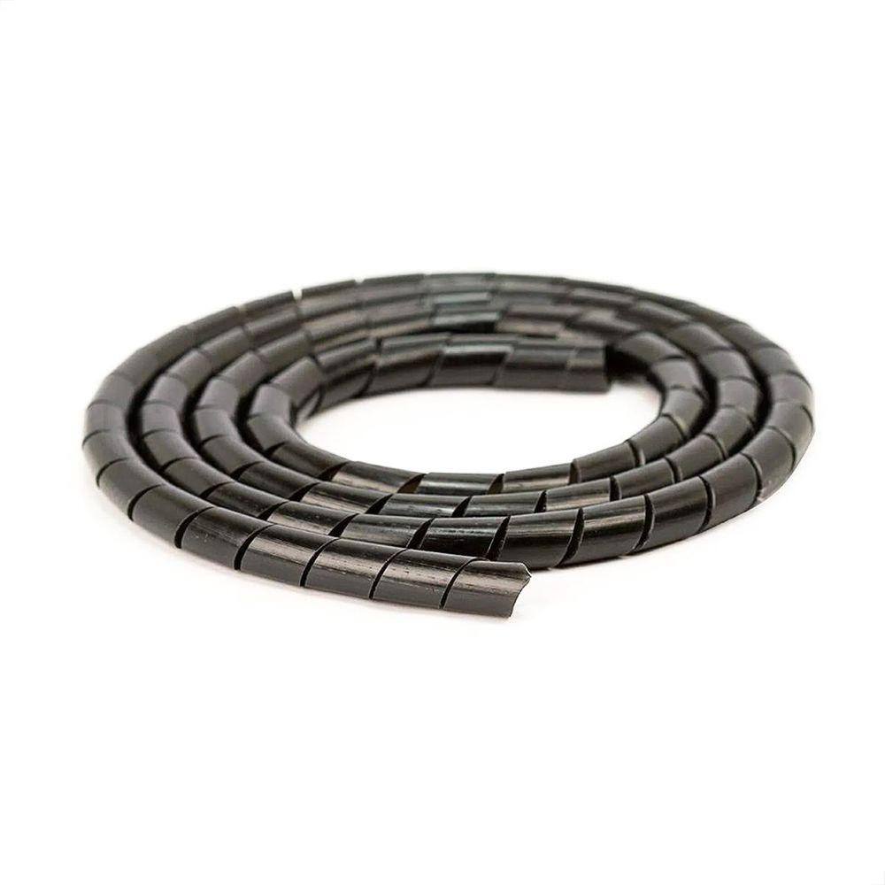 Spiraduto 1/4 Organizador De Cabos - Dutoplast - Preto 10M