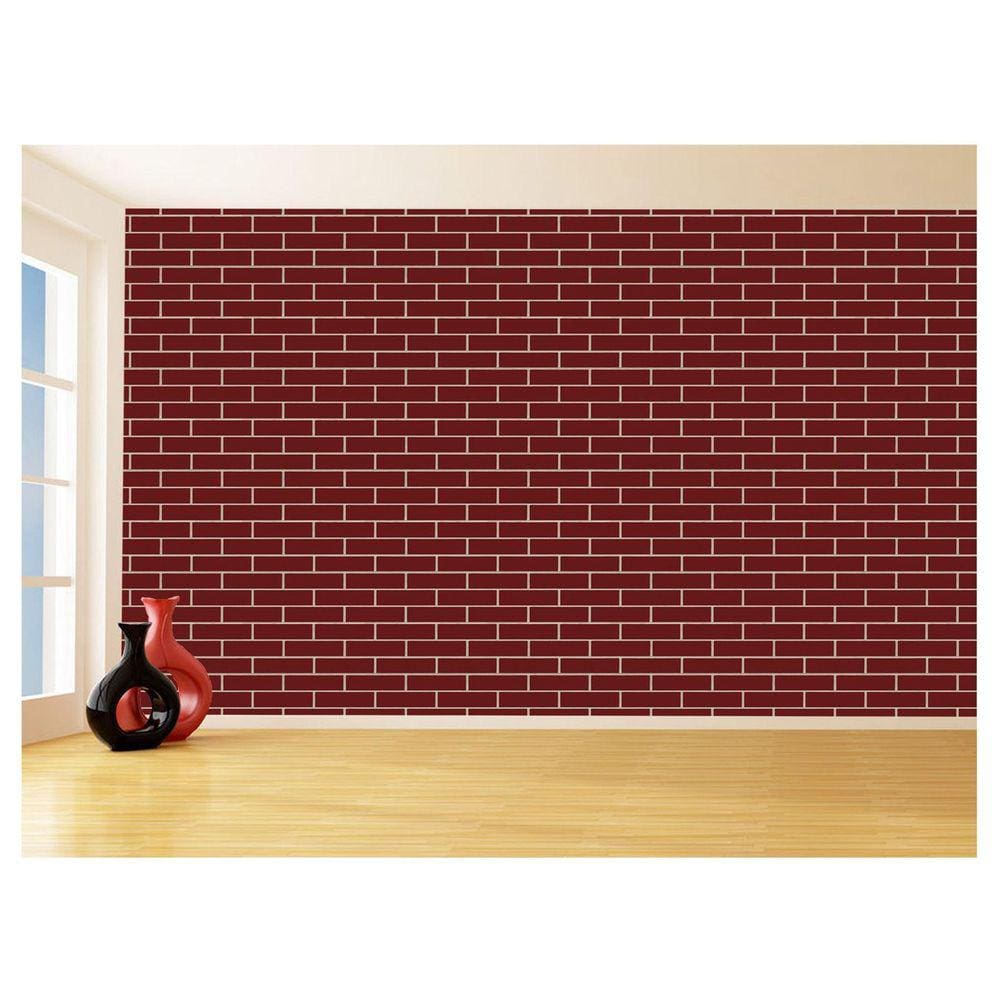Papel De Parede 3D Tijolo Sala Tijolinho Vista 3,5M Xbr31