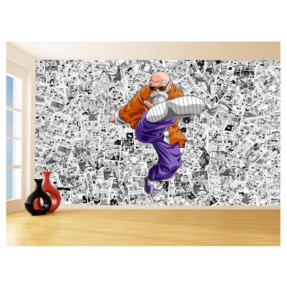 Papel De Parede Dragon Ball Mestre Kame Anime 3,5M Dbz623