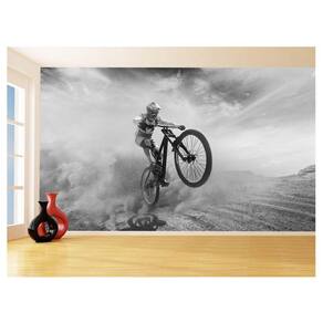Papel De Parede Mountain Bike Ar Livre Passeio 3,5M Aca40