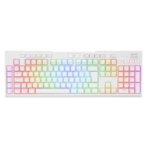 Teclado Gamer Brahma Pro K586W Rgb Switch Optico Red Branco
