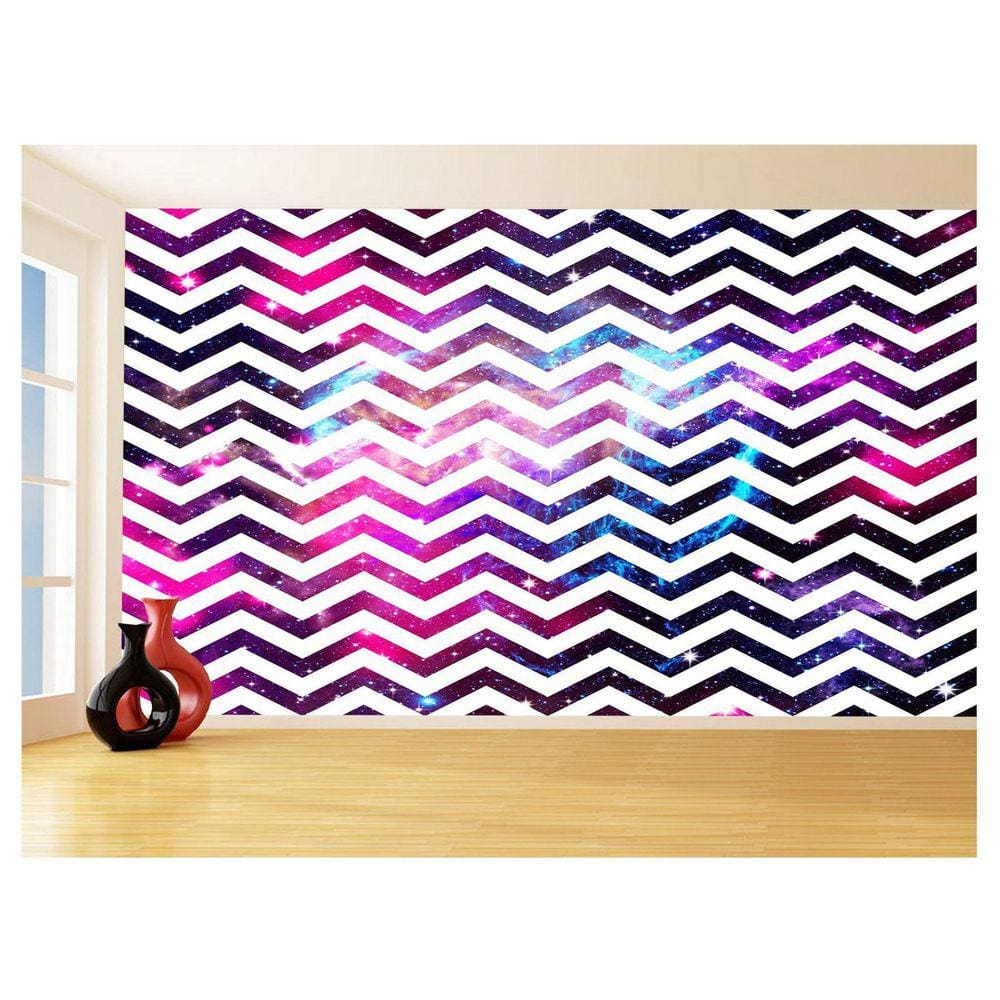 Papel De Parede 3D Sala Chevron Zig Zag Listras 3,5M Zig136