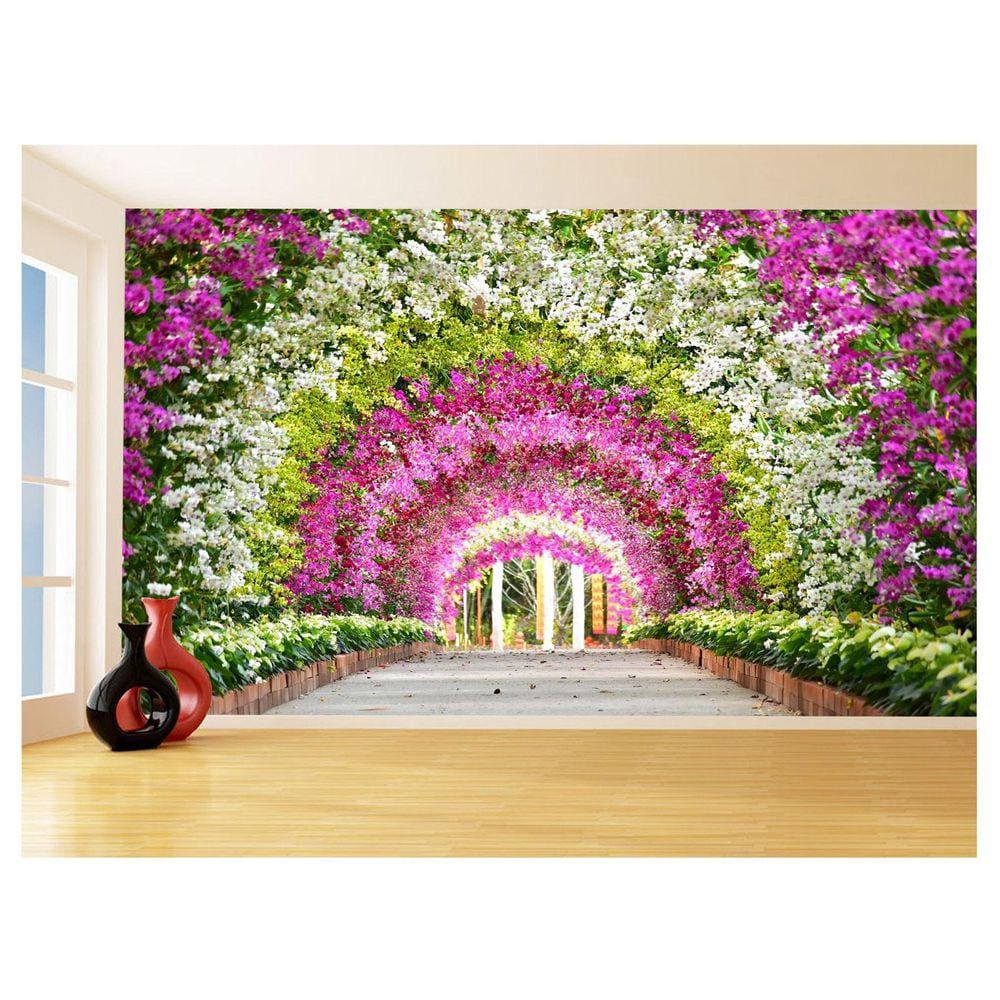 Papel De Parede Flores Rosas Pétalas Delicada 3,5M Nfl266