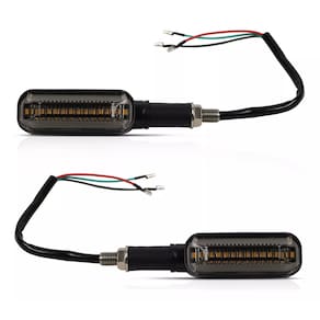 Led Moto Pisca Retangular Seta Universal