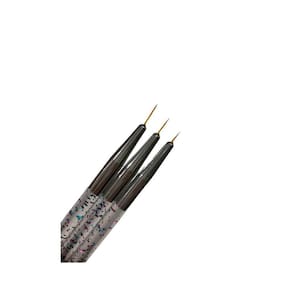 Helen Color Kit Pincel 3117162 Decoração Prata Glitter C/3