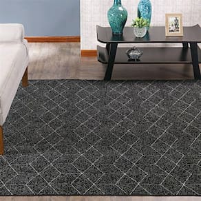 Tapete 100x140cm Belga Innove Preto