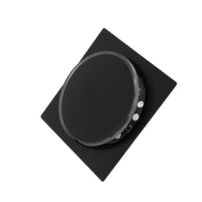 Ralo Inteligente 10X10 Click Quadrado Veda Cheiro Black