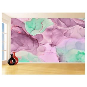 Papel De Parede 3D Estilo Marmore Tintas Cores 3,5M Mbr155