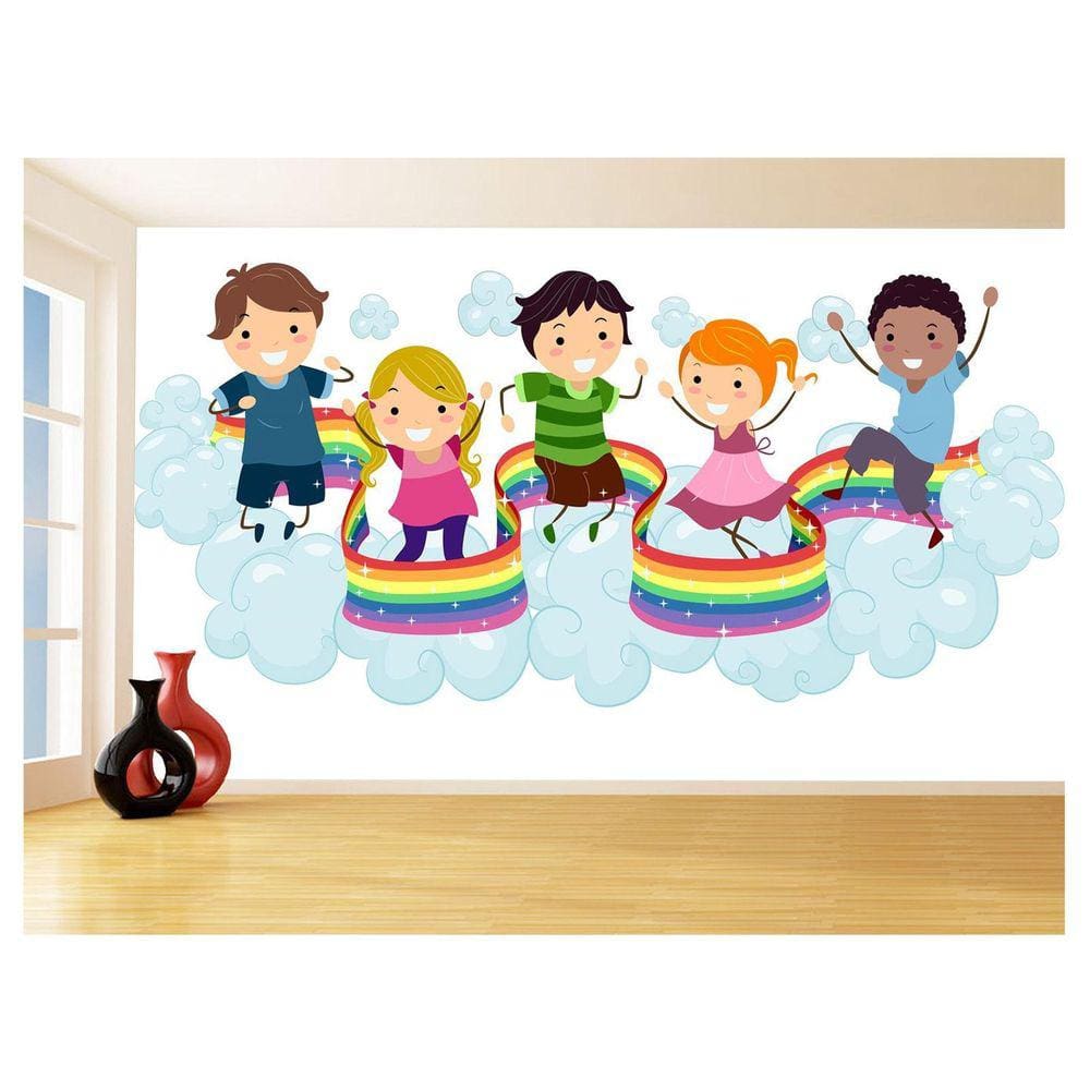 Papel De Parede 3D Infantil Fundo Do Mar Limpo 3,5M Azs249