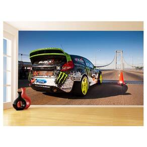 Papel De Parede Carro Ken Block Gymkhana Rally 3,5M Car74