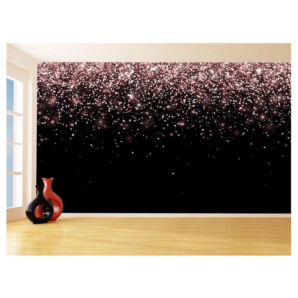 Papel De Parede 3D Textura Gliter Bokeh Abstrato 3,5M Txt52