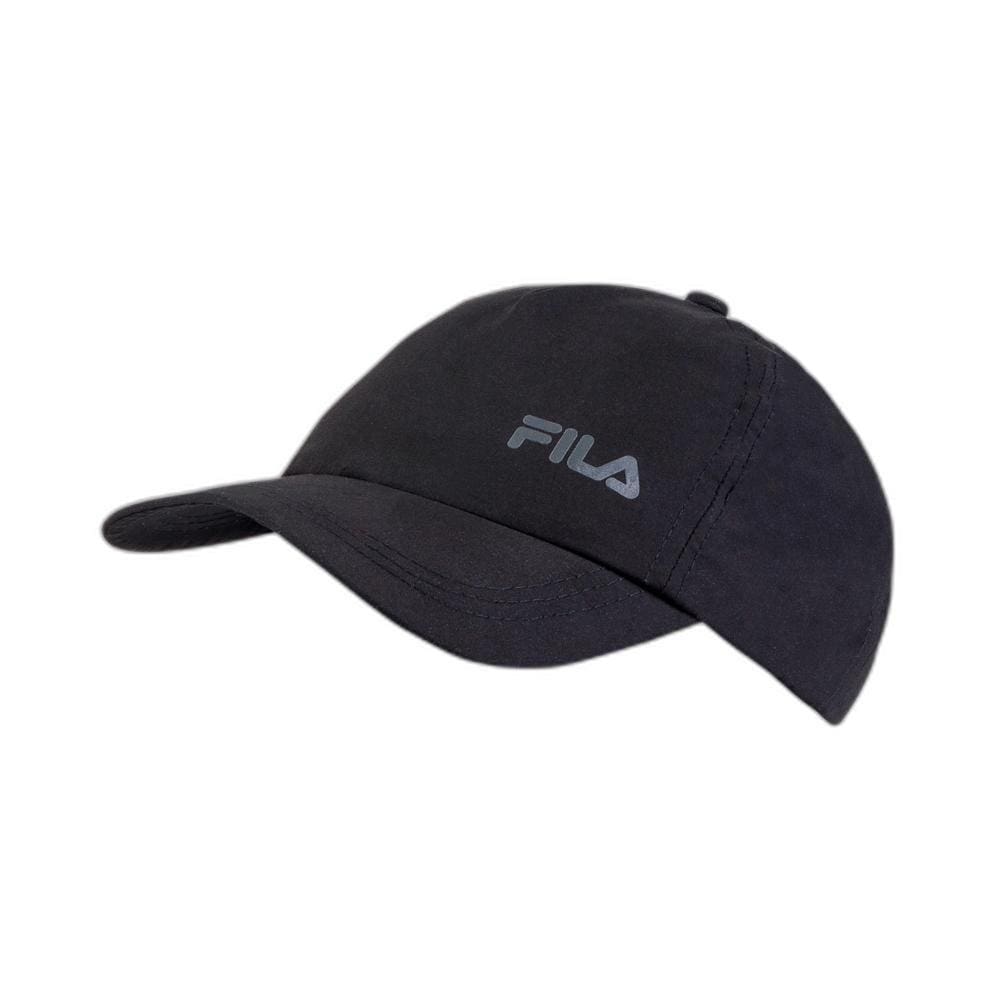 Boné Unissex Fila Elastic Running Preto 100% Poliéster