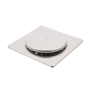 Ralo Inteligente Click 15X15 Quadrado Veda Cheiro Cromado