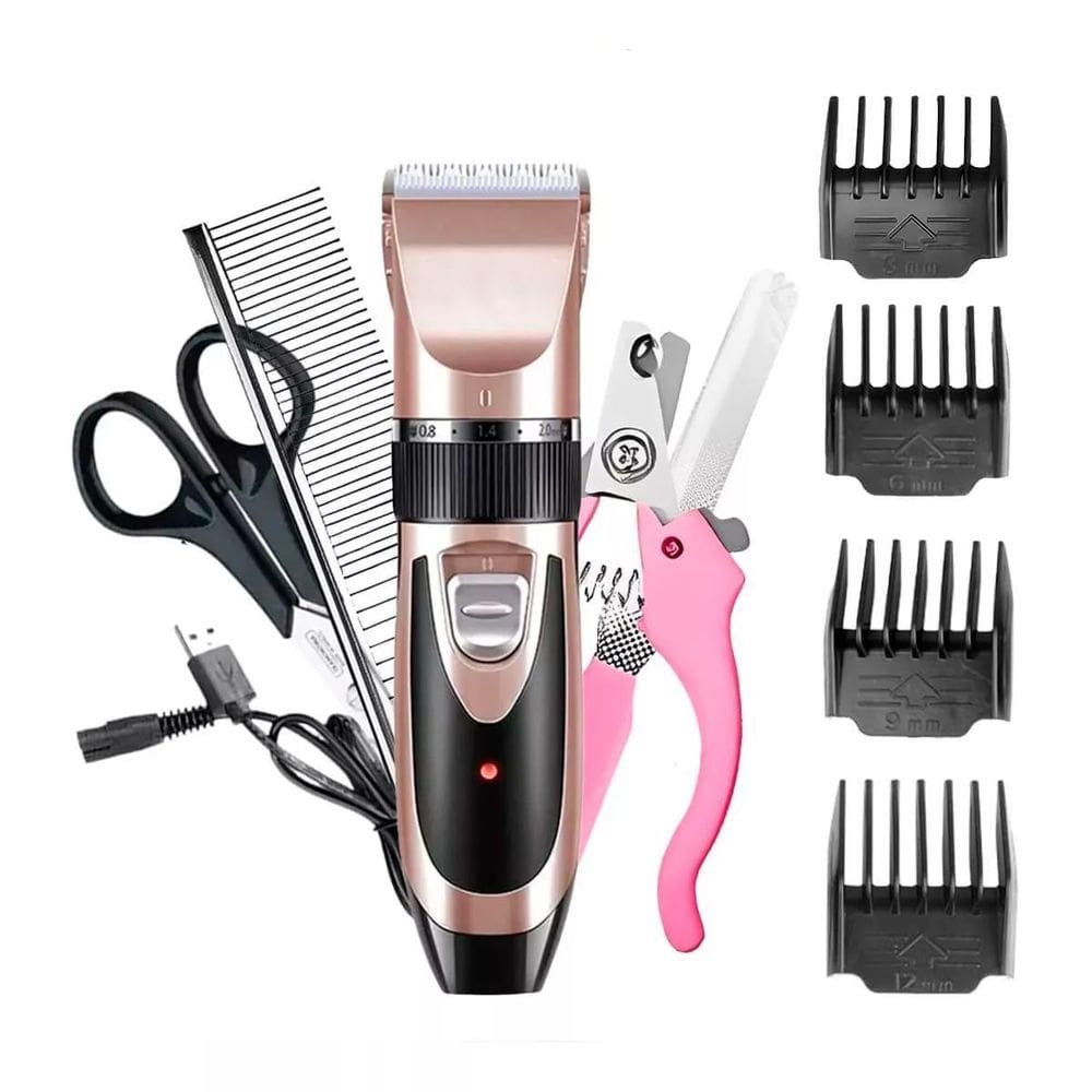 Kit Tosa Profissional Pet - Recarregável Bivolt