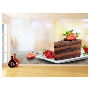Papel De Parede Alimentos Bolo Chocolate AL363 1,75X2,0M