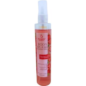 Body Splash Desodorante Colônia Morango Com Champagne 130Ml