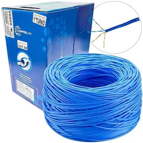 Cabo de Rede Cat5e UTP 4p CMX Azul - Alta Velocidade