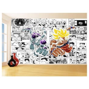 Papel De Parede Dragon Ball Goku Página Manga 3,5M Dbz645