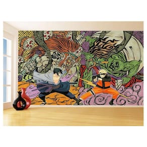 Papel De Parede Anime Naruto Mangá Desenho Art 3,5M Nrt27