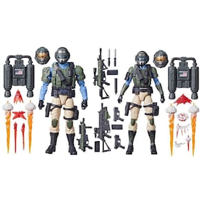 Boneco de ação G.I. Joe Steel Corps Troopers de 6 polegadas com 28 polegadas