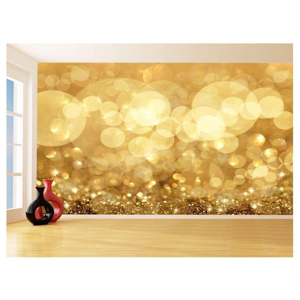 Papel De Parede 3D Textura Gliter Bokeh Abstrato 3,5M Txt51