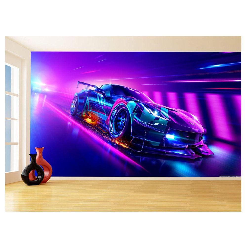 Papel De Parede Carro Corvette Need For Speed 3,5M Car359