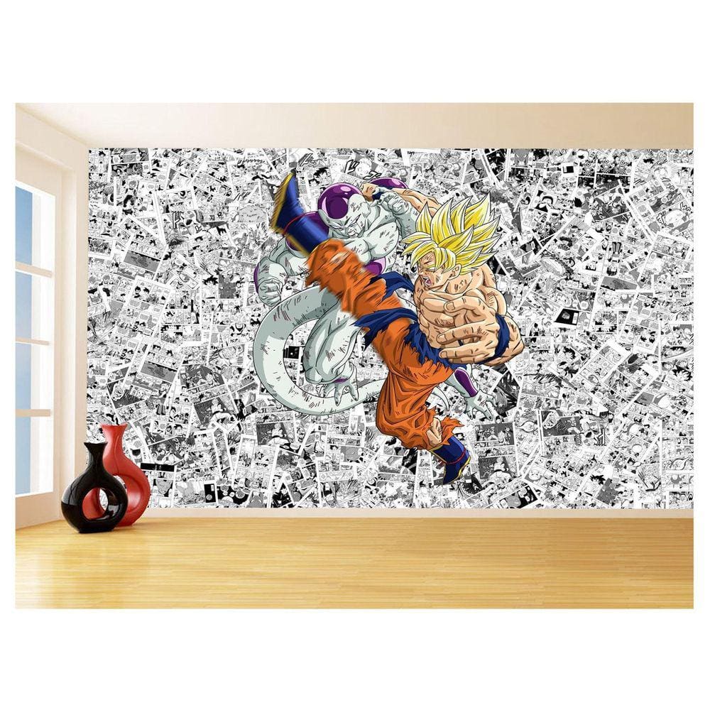 Papel De Parede Dragon Ball Goku Página Manga 3,5M Dbz523