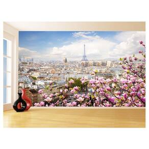 Papel De Parede Cidade Paris Torre Eiffel Sol 3,5M Ncd319