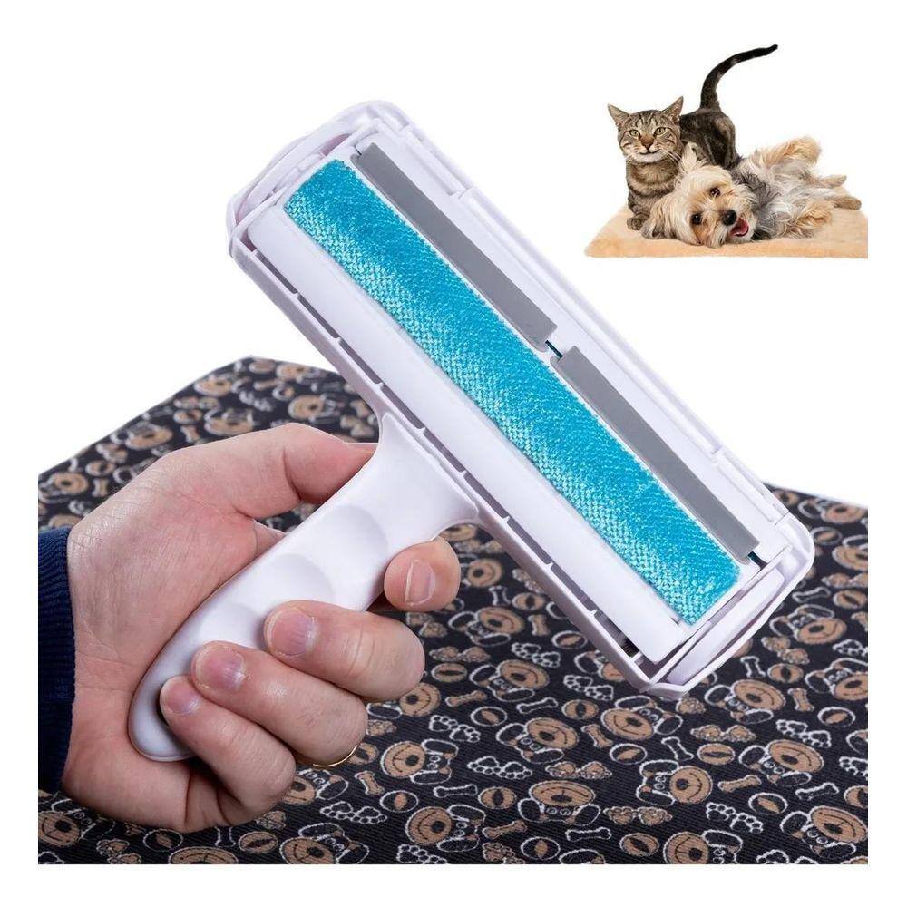 Rolo Removedor Tira Pelos Pet Cães & Gatos Sofá Roupa Carro