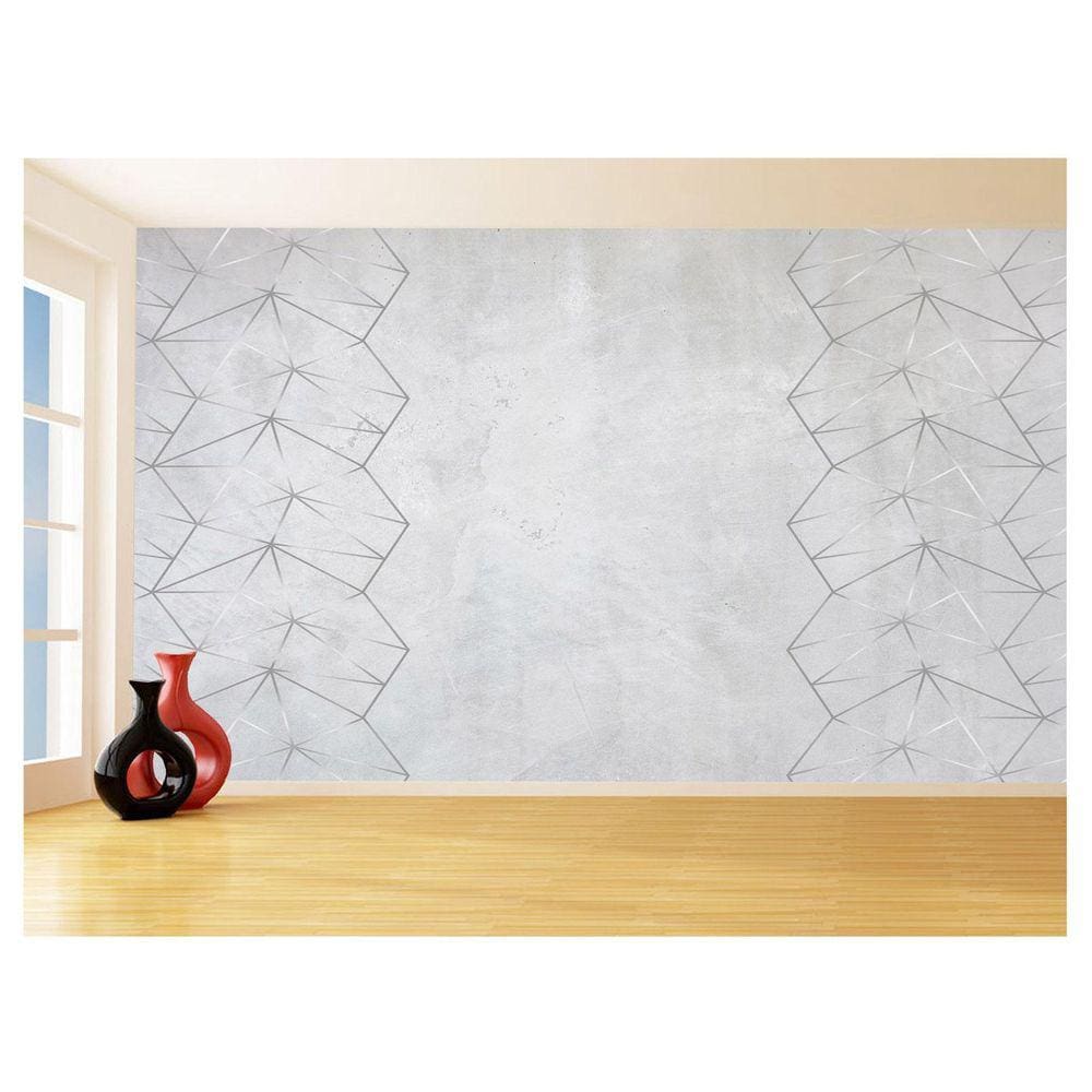 Papel De Parede Concreto Queimado Listra Risco 3,5M Kkt55