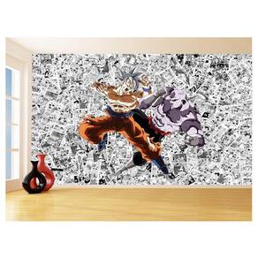 Papel De Parede Dragon Ball Goku Página Manga 3,5M Dbz558