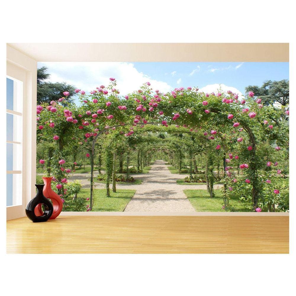 Papel De Parede 3D Estrada Caminho Paisagem 3,5M Nes115